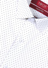 Black Doted White Shirt